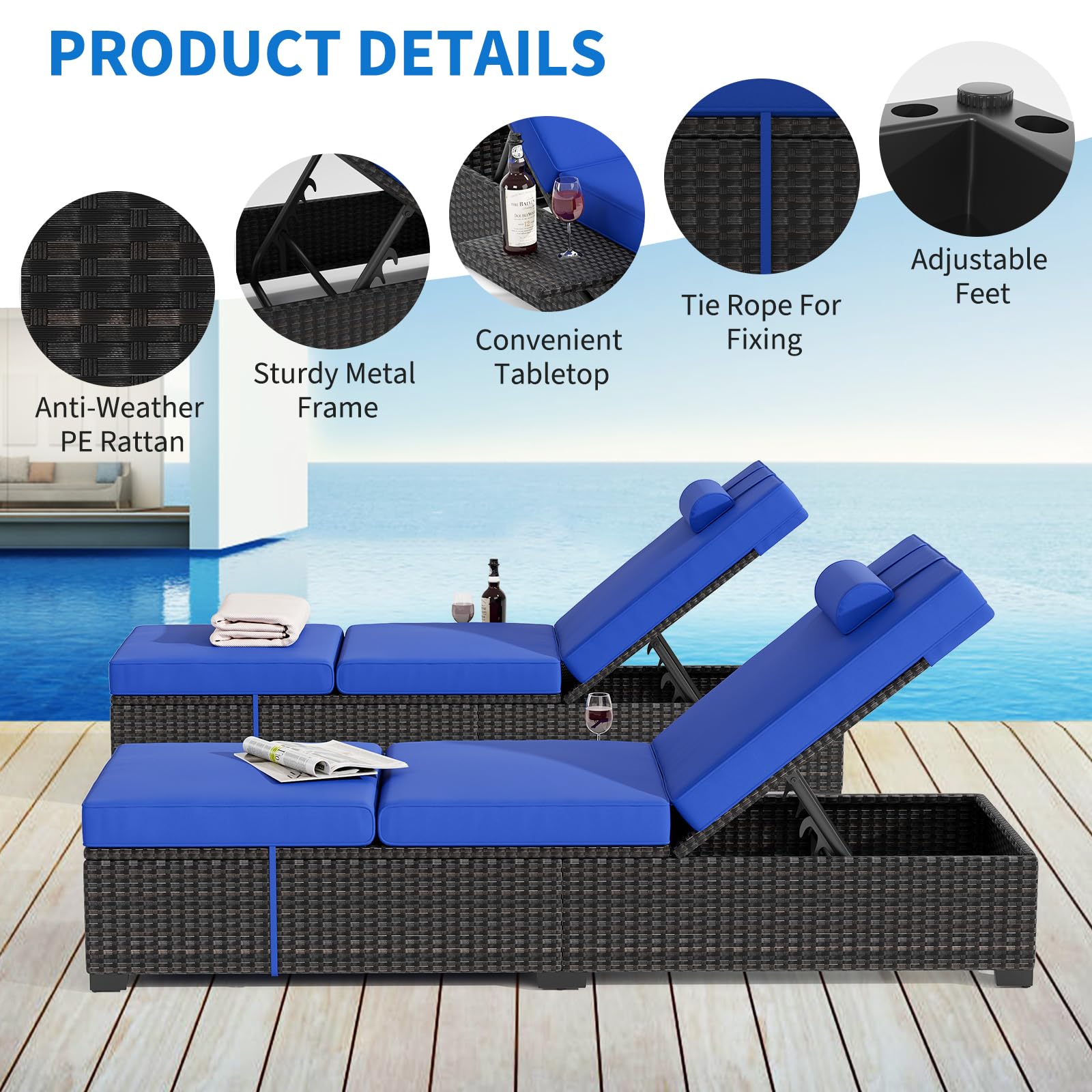 Outdoor Chaise Lounge Chairs S - Outdoor Furniture Bali recension och pris