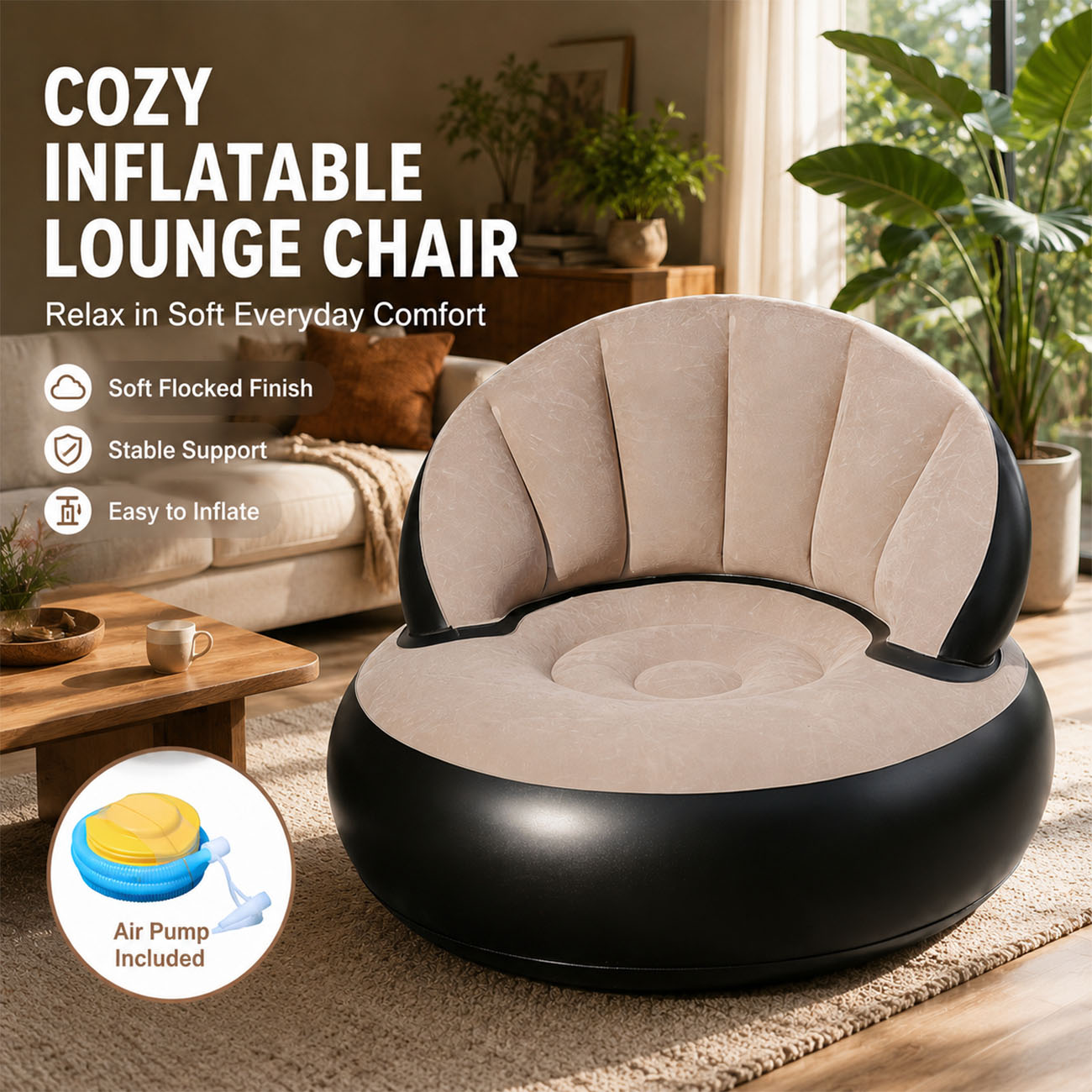 Inflatable Chair for Adults, F - Outdoor Furniture Arhaus recension och pris